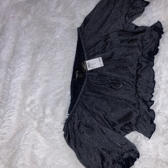 🆕Rue21 Off shoulders ruffled crop top - Picture 6 of 7